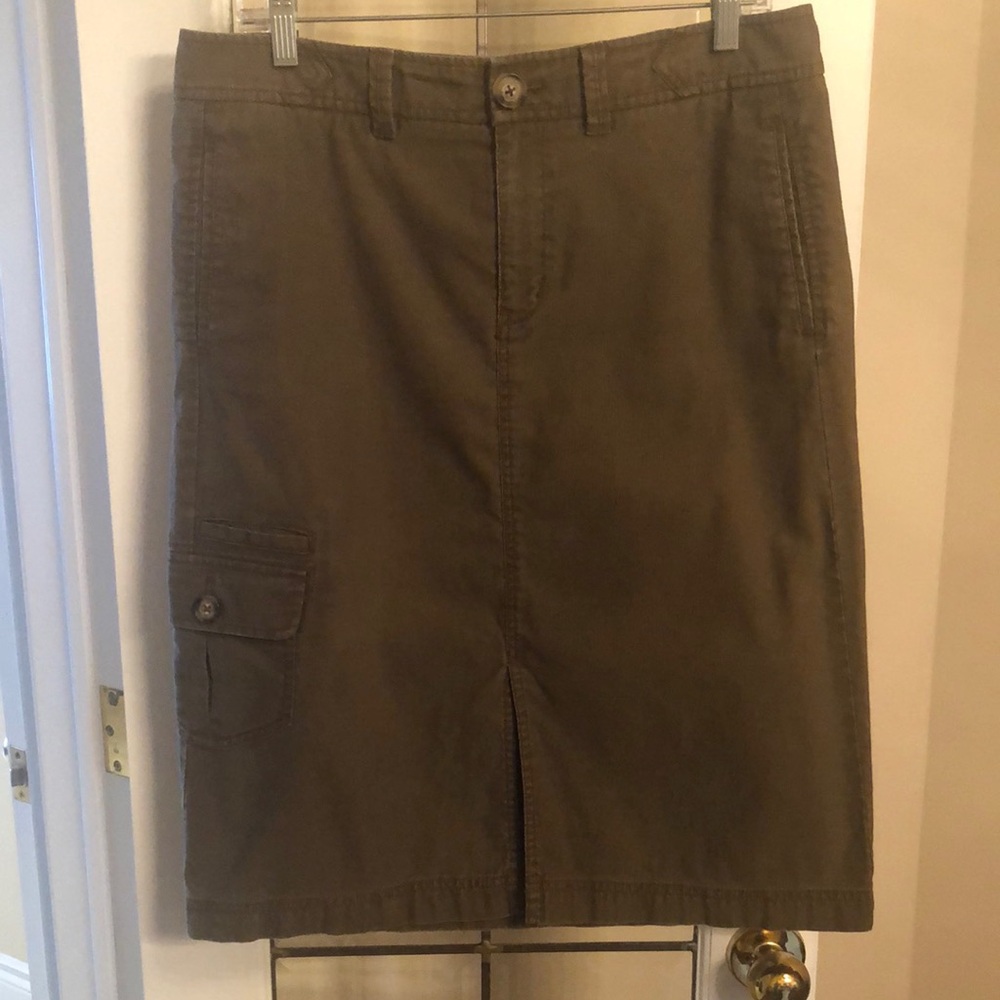 Eddie Bauer Brown Skirt